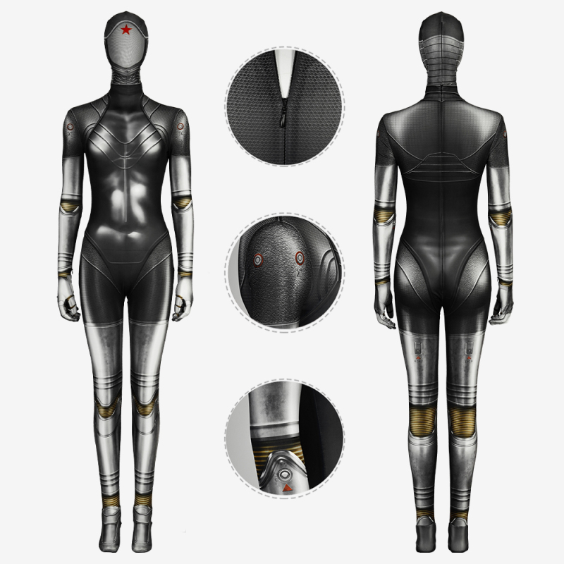 Atomic Heart Ballerina Twins Female Robot Bodysuit Costume Cosplay for Adults Kids Unibuy