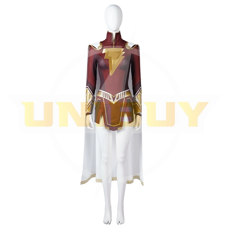 Shazam! Fury of the Gods Mary Batson Costume Cosplay Suit with Cloak Unibuy