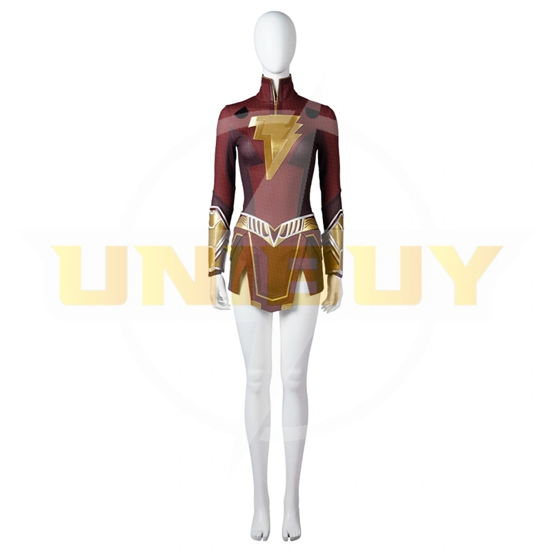 Shazam! Fury of the Gods Mary Batson Costume Cosplay Suit with Cloak Unibuy