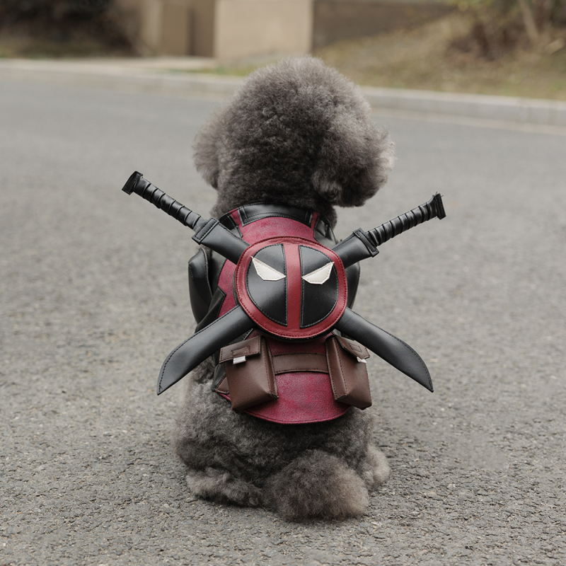 Deadpool Pet Clothes Dog Costume Cosplay Puppy Cat Big Dog Unibuy