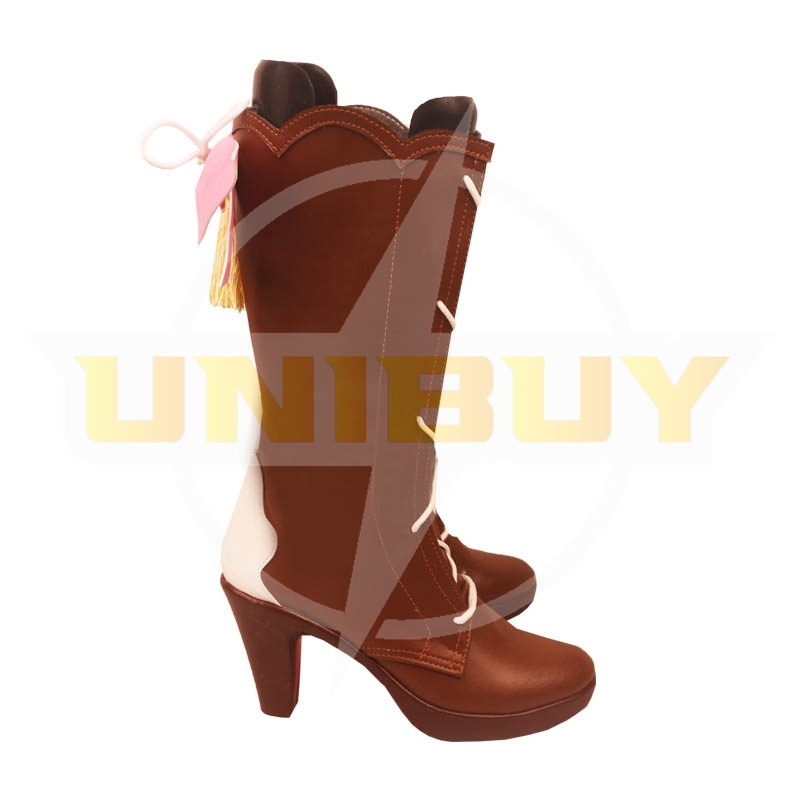 Genshin Impact Kamisato Ayaka Shoes Cosplay Women Boots Unibuy