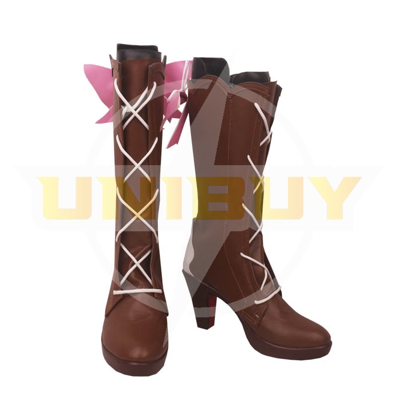 Genshin Impact Kamisato Ayaka Shoes Cosplay Women Boots Unibuy