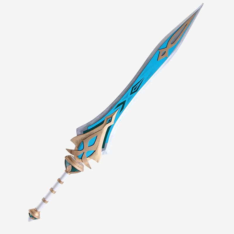 Genshin Impact Makhaira Aquamarine Sword Prop Cosplay Ver.1 Unibuy