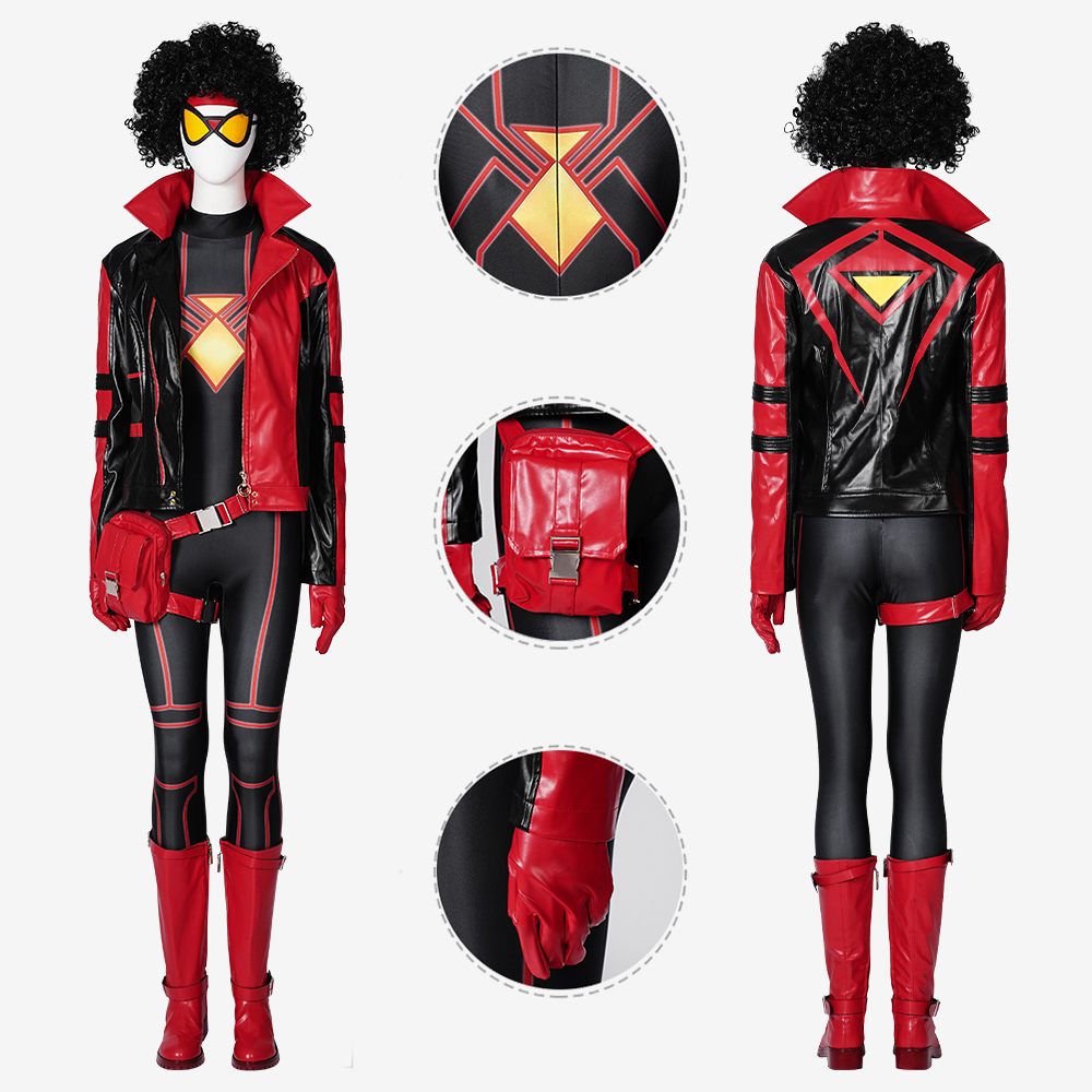 Spider-Woman Costume Cosplay Suit Spider Man: Into the Spider Verse Unibuy