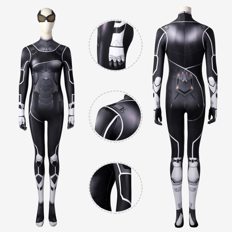 Spider-Man PS5 The Heist DLC Black Cat Costume Cosplay Suit Unibuy