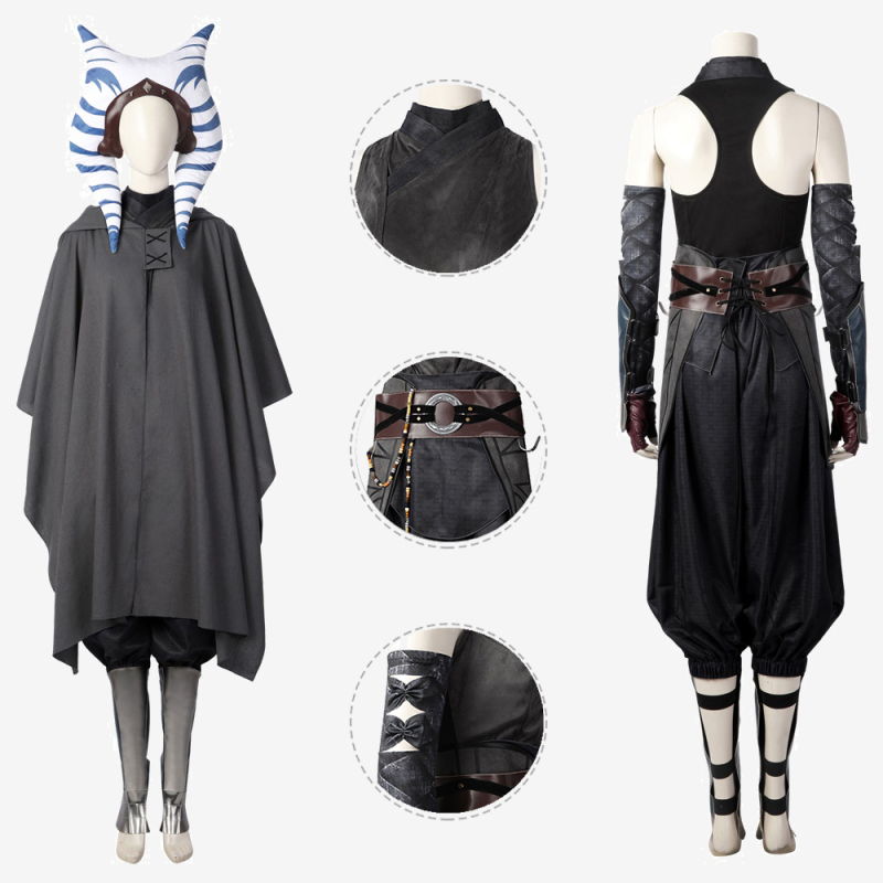 The Mandalorian Ahsoka Tano Costume Cosplay Suit with Helmet Unibuy