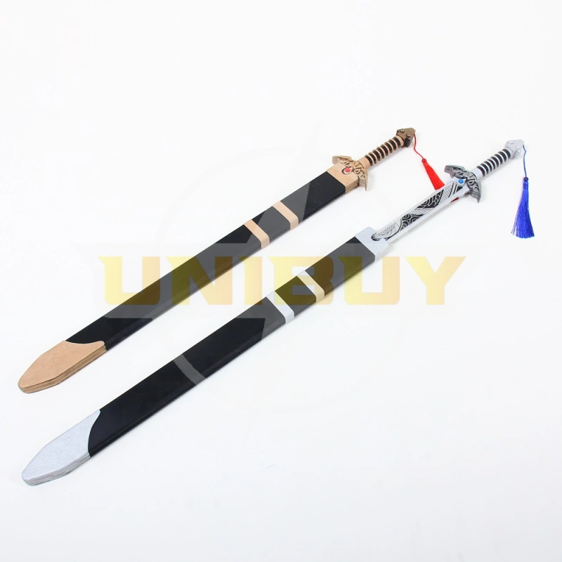 The Legend of Heroes Kuro no Kiseki Aaron Wei Twin Sword Prop Cosplay 2PCS Unibuy