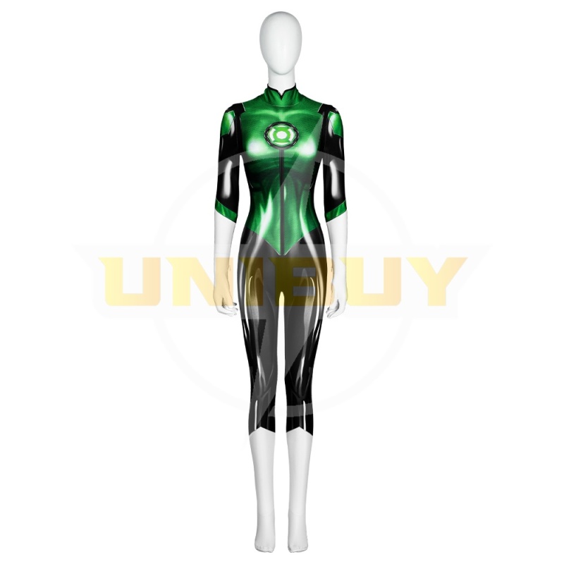 Green Lantern Bodysuit Costume Cosplay for Adults Kids Unibuy