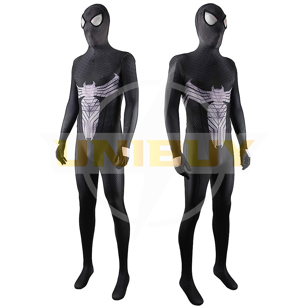 Spider-Man 3 Black Spider-Man Costume Cosplay Suit Bodysuit For Men Kids Unibuy