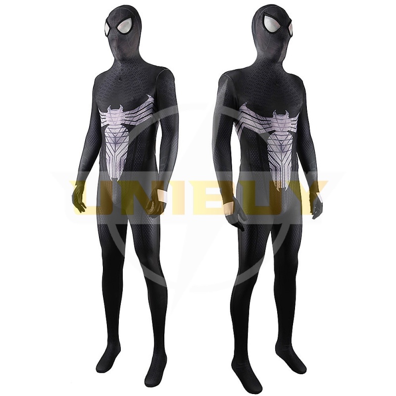 Spider-Man 3 Black Spider-Man Costume Cosplay Suit Bodysuit For Men Kids Unibuy
