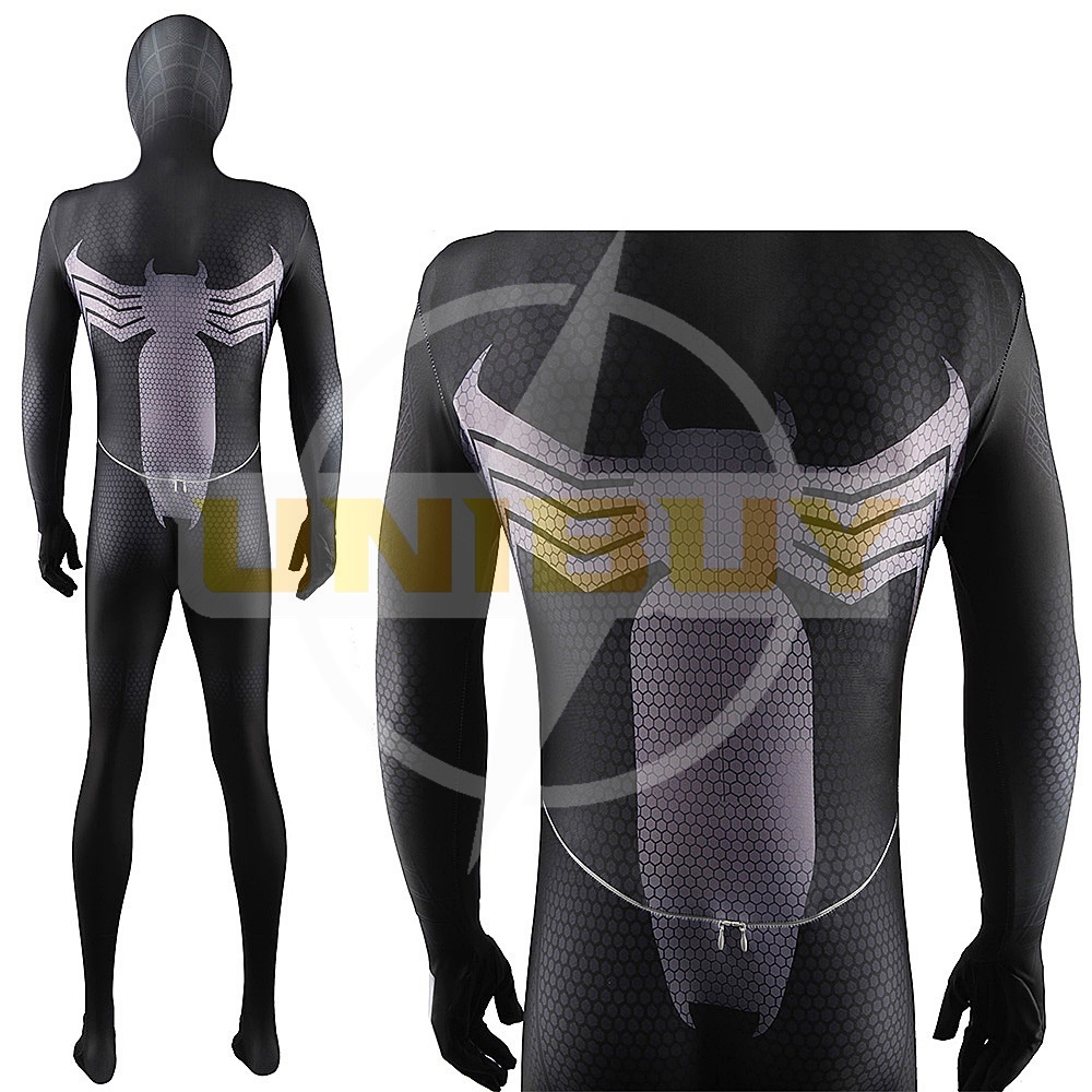 Spider-Man 3 Black Spider-Man Costume Cosplay Suit Bodysuit For Men Kids Unibuy