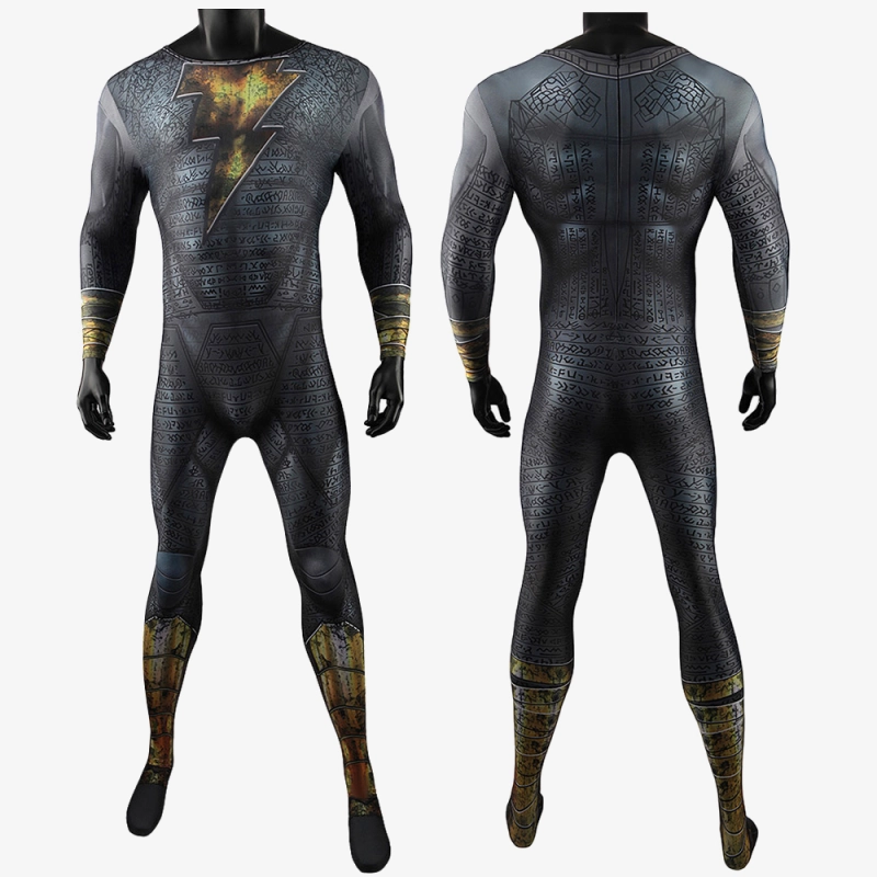 Black Adam Bodysuit Costume Cosplay Suit Teth-Adam For Kids Adult Unibuy