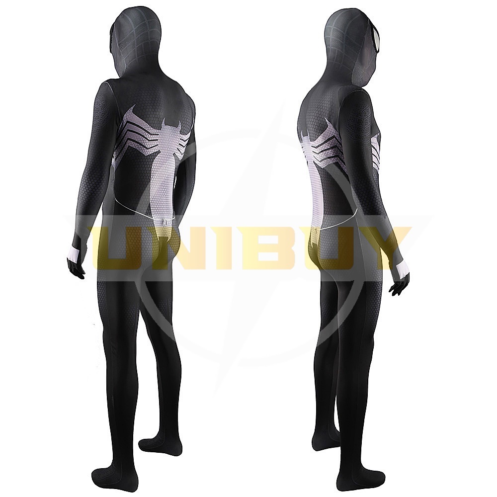 Spider-Man 3 Black Spider-Man Costume Cosplay Suit Bodysuit For Men Kids Unibuy