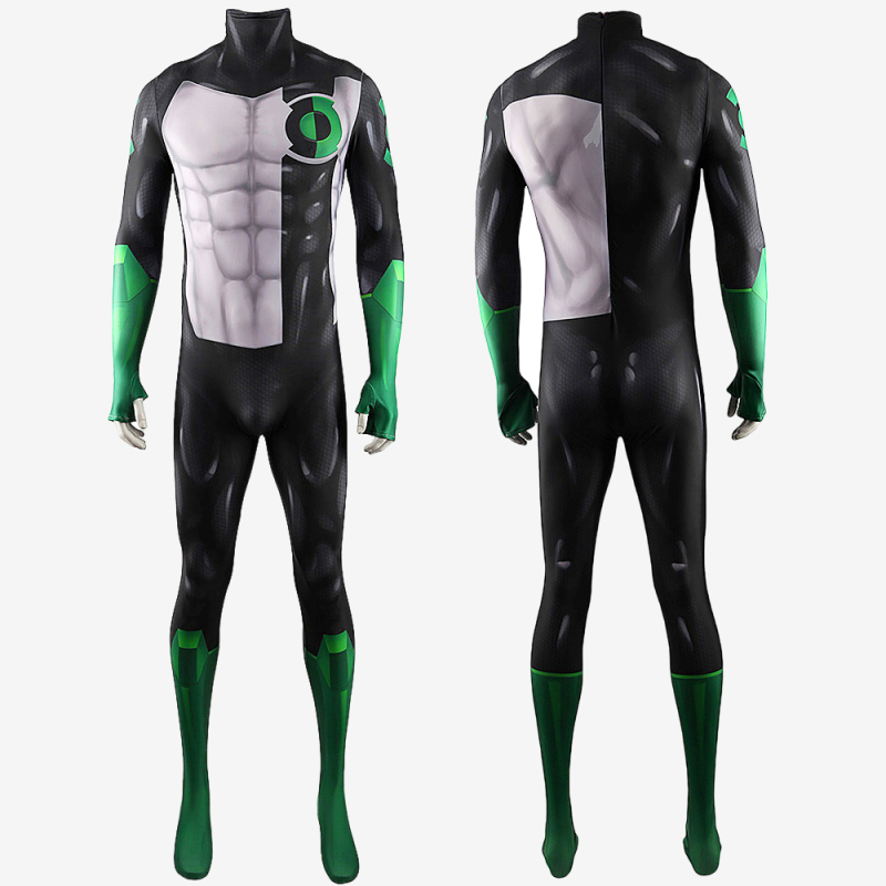 Green Lantern Kyle Rayner Costume Cosplay Suit For Kids Men Unibuy