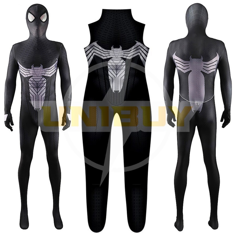 Spider-Man 3 Black Spider-Man Costume Cosplay Suit Bodysuit For Men Kids Unibuy