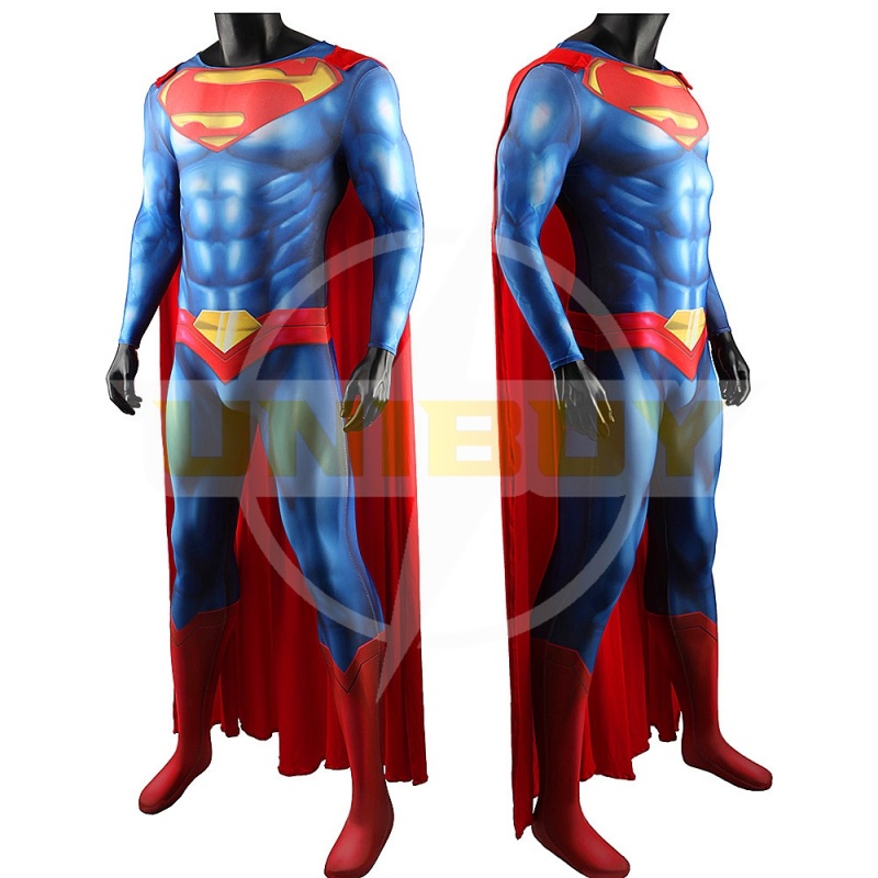 Superman Rebirth Bodysuit Costume Cosplay Suit For Men Kids Unibuy