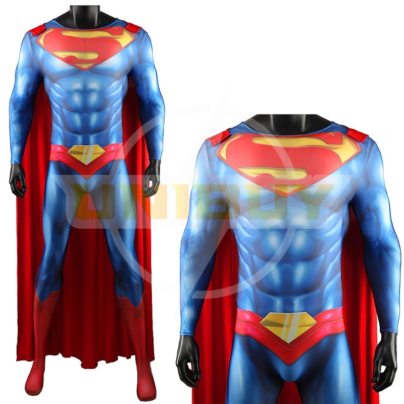 Superman Rebirth Bodysuit Costume Cosplay Suit For Men Kids Unibuy