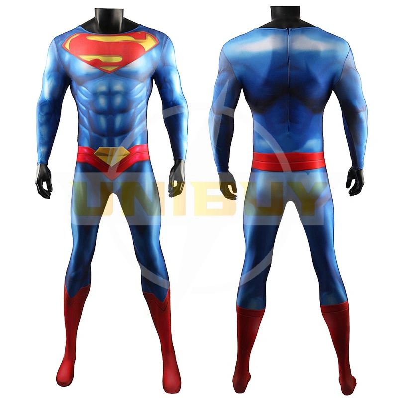 Superman Rebirth Bodysuit Costume Cosplay Suit For Men Kids Unibuy