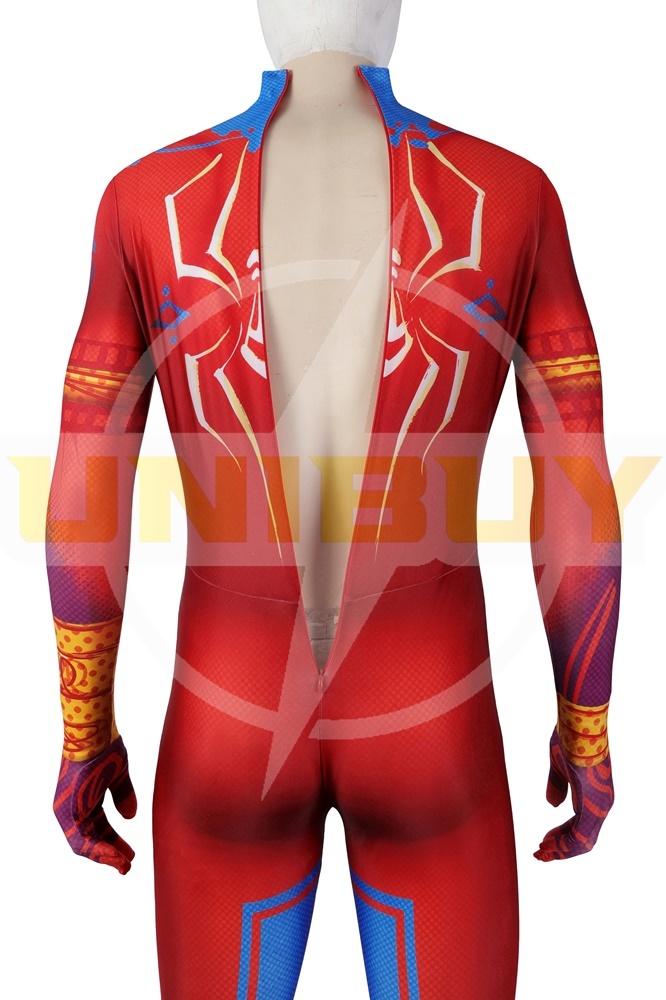 Spider-Man India Pavitr Prabhakar Bodysuit Costume Cosplay Spider-Man: Across The Spider-Verse Suit Unibuy