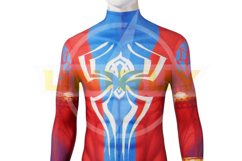 Spider-Man India Pavitr Prabhakar Bodysuit Costume Cosplay Spider-Man: Across The Spider-Verse Suit Unibuy