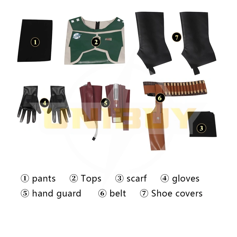 The Mandalorian Season 2 Boba Fett Costume Cosplay Suit Ver6 Unibuy