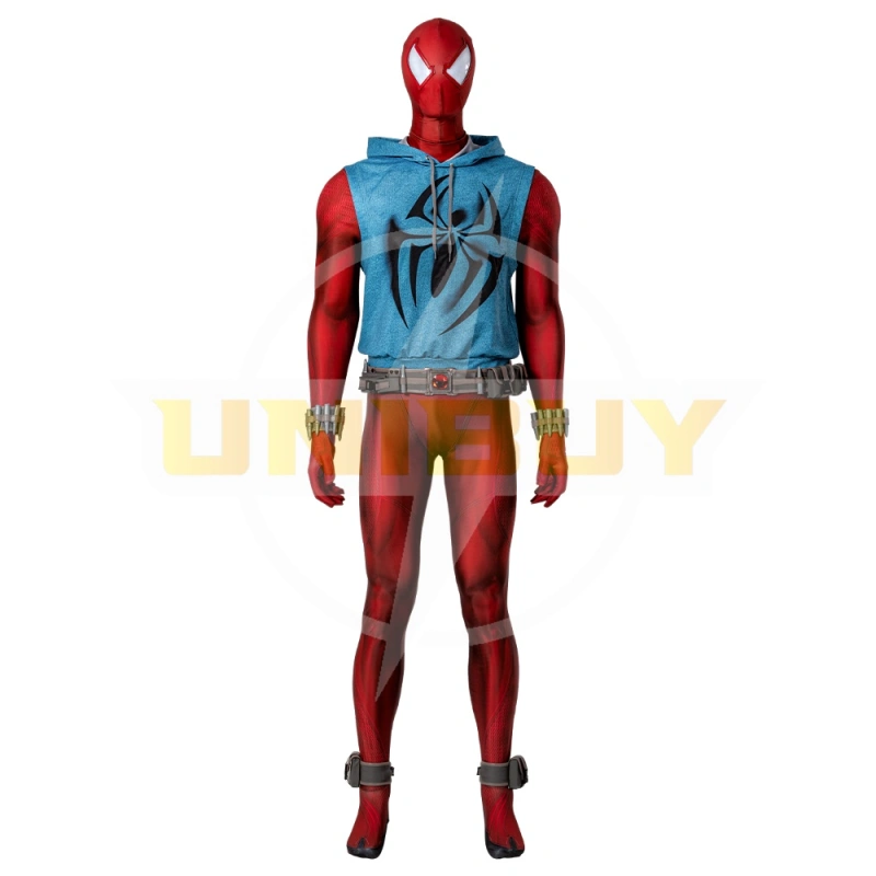 Spider-Man: Across the Spider-Verse Scarlet Spider Costume Cosplay Suit Outfit Unibuy