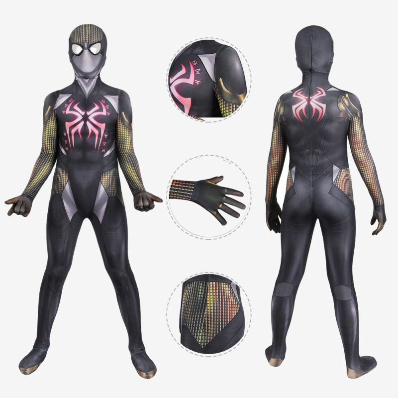 Marvel's Midnight Suns Spider-Man Bodysuit Costume Cosplay Kids Unibuy