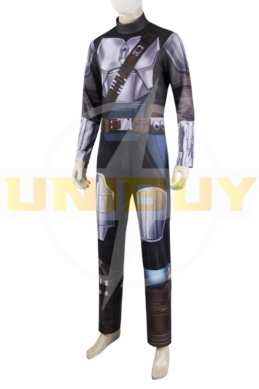 The Mandalorian 3 Din Djarin Costume Cosplay Bodysuit with Cloak Unibuy