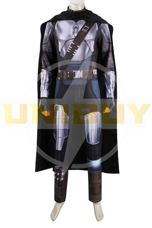The Mandalorian 3 Din Djarin Costume Cosplay Bodysuit with Cloak Unibuy