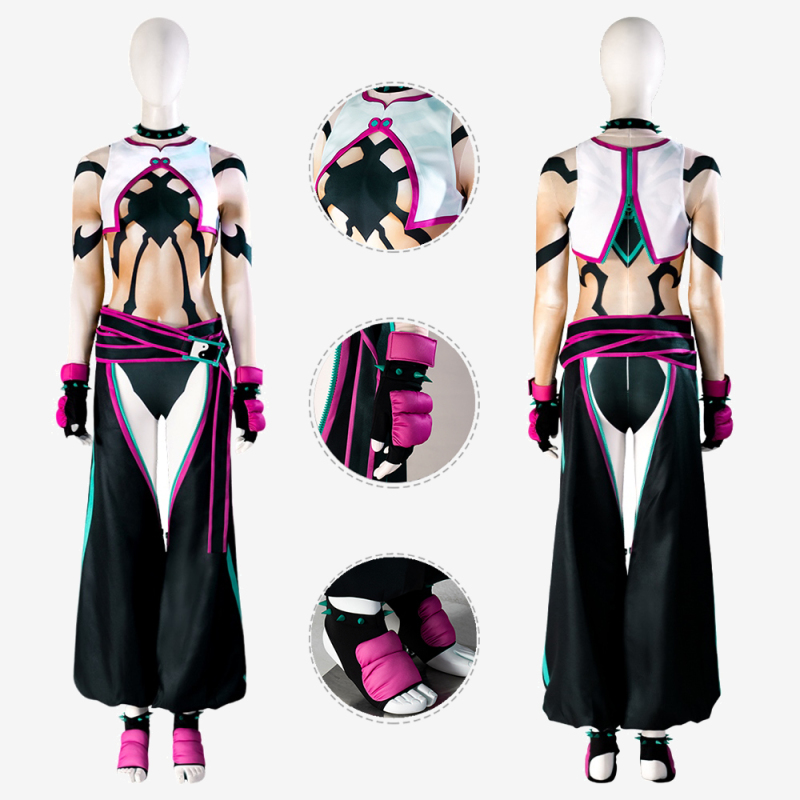 Street Fighter 6 Han Juri Costume Cosplay Suit Unibuy