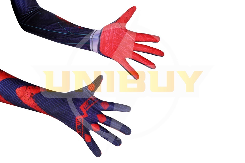 Spiderman 2099 Bodysuit Costume Cosplay Kids Spider-Man: Across The Spider-Verse Unibuy