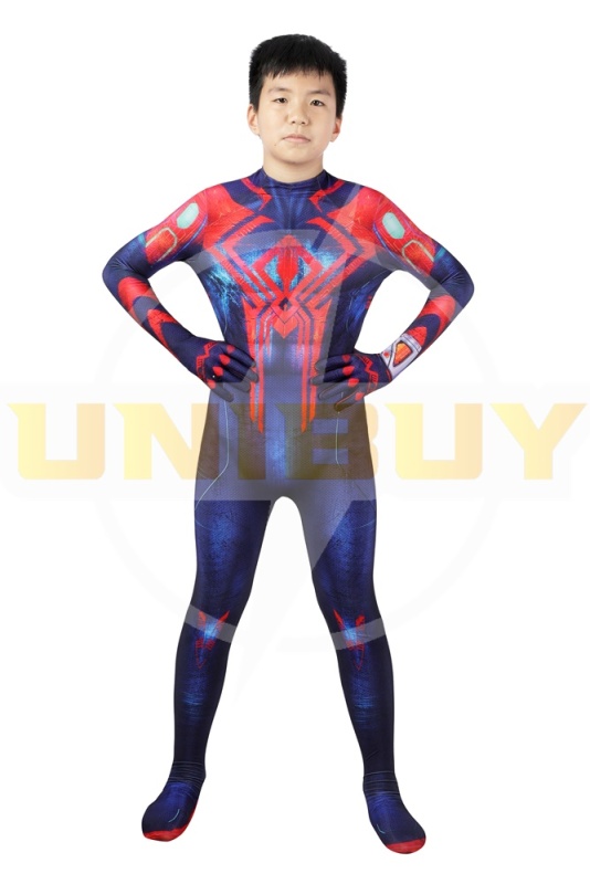 Spiderman 2099 Bodysuit Costume Cosplay Kids Spider-Man: Across The Spider-Verse Unibuy