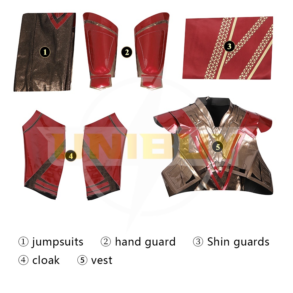 Guardians of the Galaxy 3 Adam Warlock Costume Cosplay Suit with Cloak Unibuy