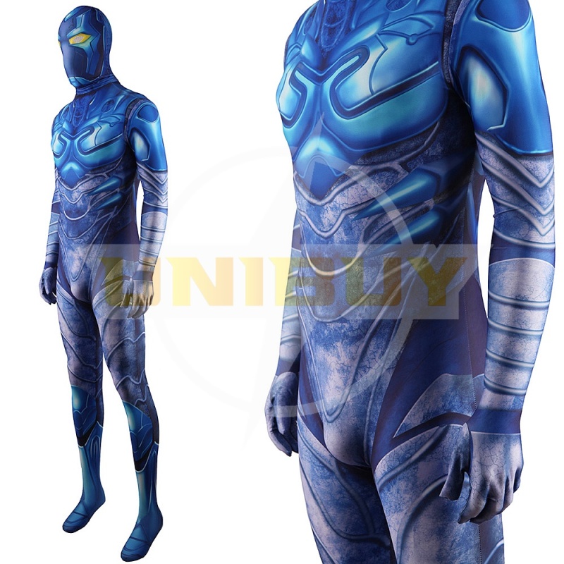 Young Justice Blue Beetle Costume Cosplay Suit Bodysuit For Men Kids Unibuy