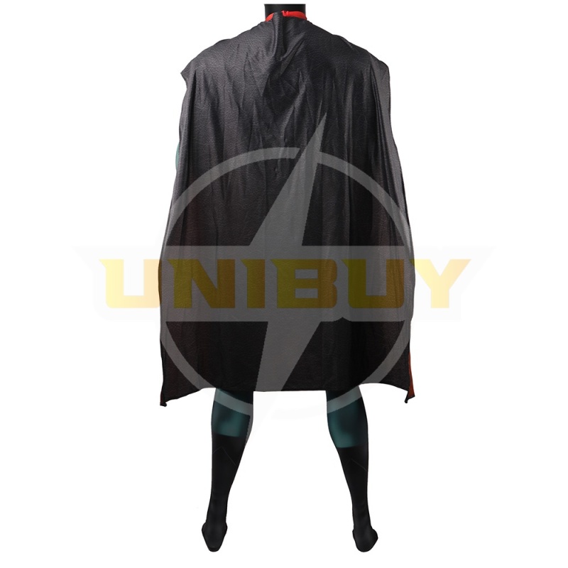 Batman Forever Robin Bodysuit Costume Cosplay with Cloak Unibuy