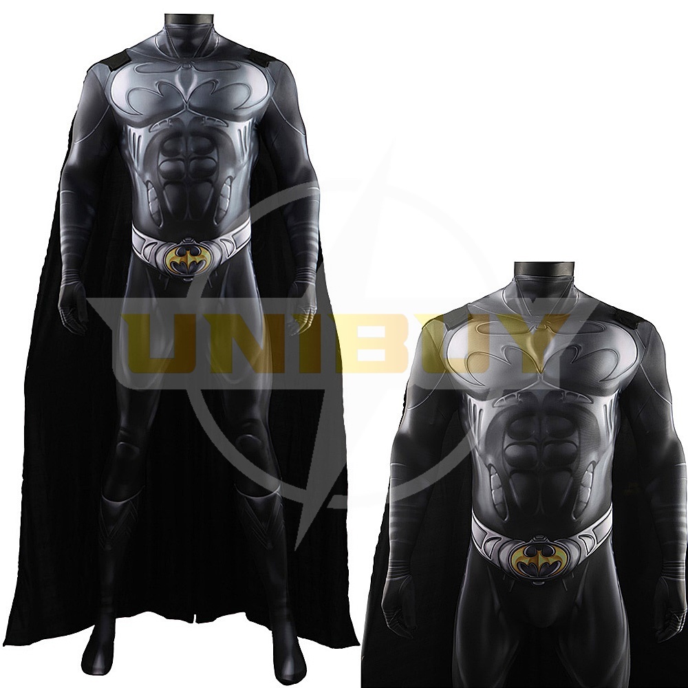 Batman Bodysuit Cosplay Costume Bruce Wayne with Cloak For Kids Adult Unibuy