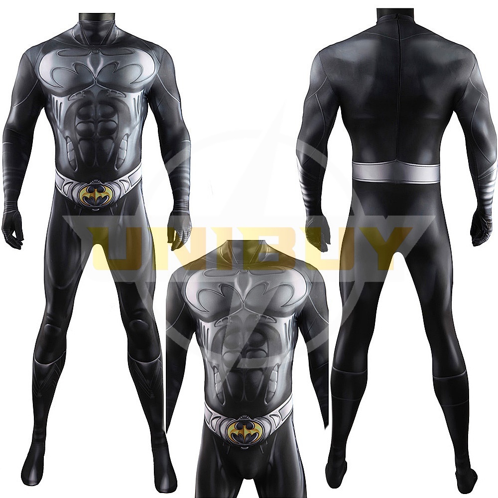 Batman Bodysuit Cosplay Costume Bruce Wayne with Cloak For Kids Adult Unibuy