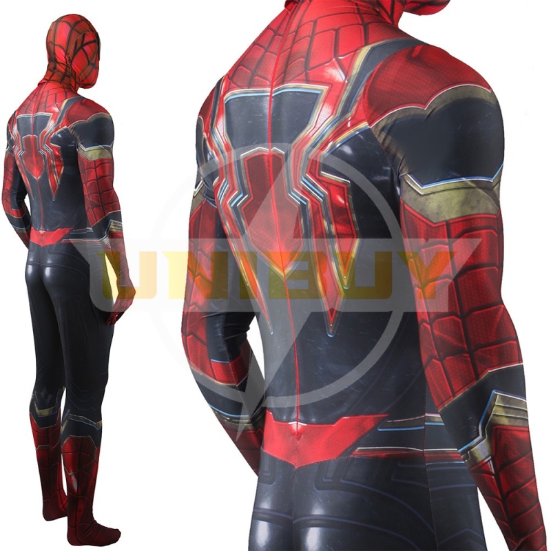 Avengers Infinity War Spider-Man Iron Armor Bodysuit Costume Cosplay For Kids Adult Unibuy