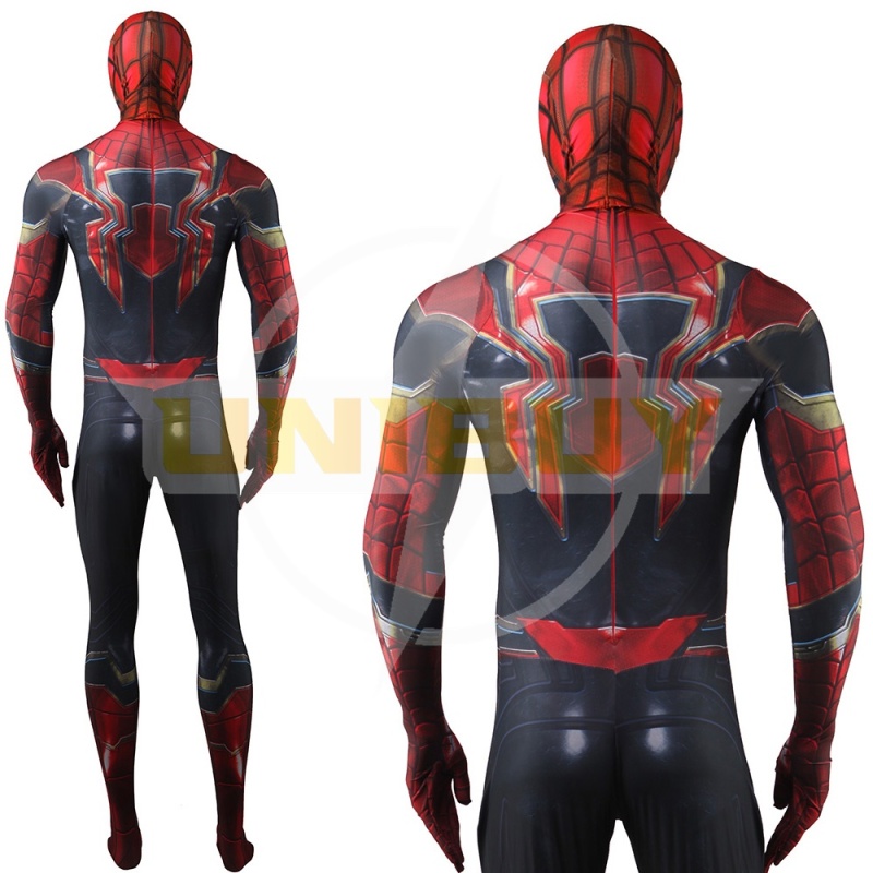 Avengers Infinity War Spider-Man Iron Armor Bodysuit Costume Cosplay For Kids Adult Unibuy