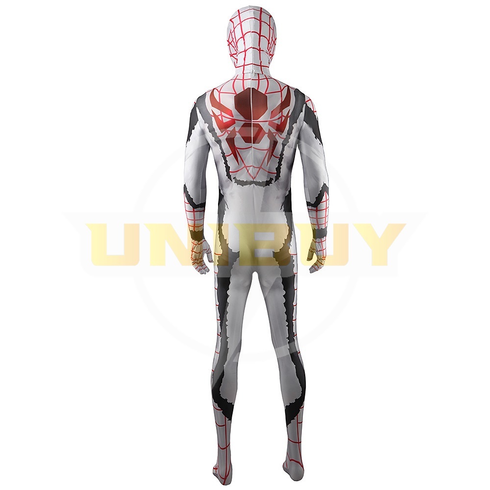 Spider-Man Bodysuit Costume Cosplay White For Adult Kids Unibuy