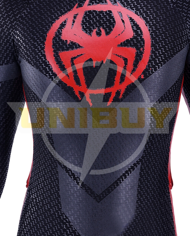 Spider-Man Across the Spider-Verse Miles Morales Suit Costume Cosplay Bodysuit For Men Kids Unibuy