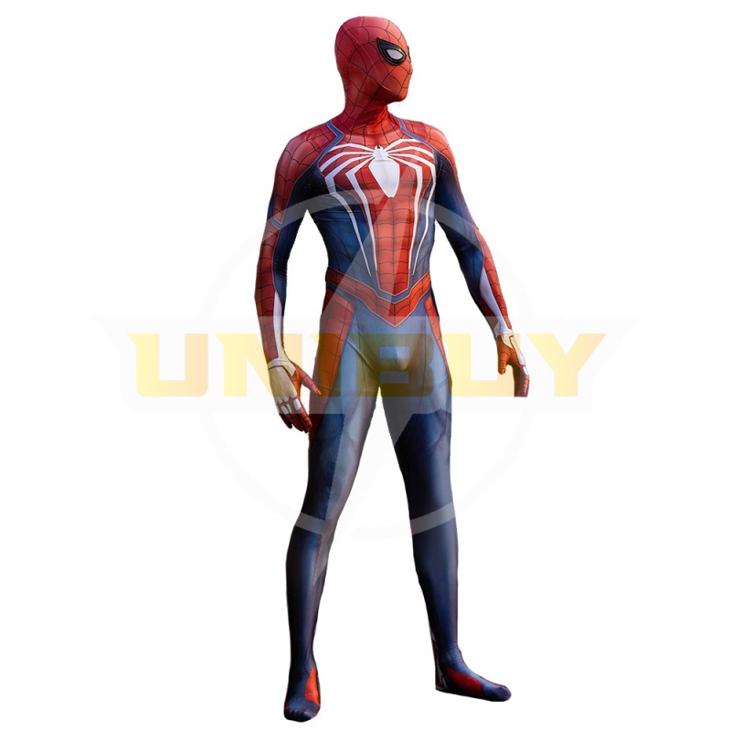 Spider Man PS4 Costume Cosplay Suit Bodysuit Peter Parker For Men Kids Unibuy
