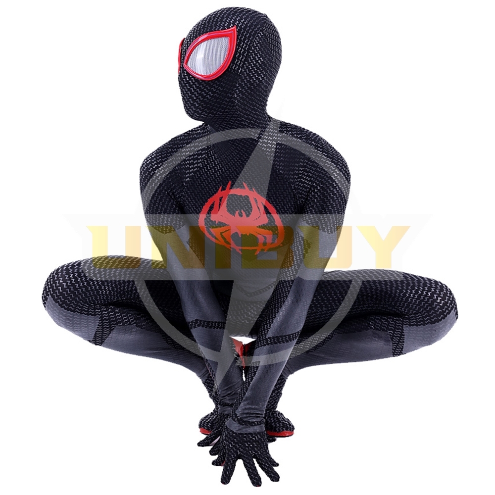 Spider-Man Across the Spider-Verse Miles Morales Suit Costume Cosplay Bodysuit For Men Kids Unibuy