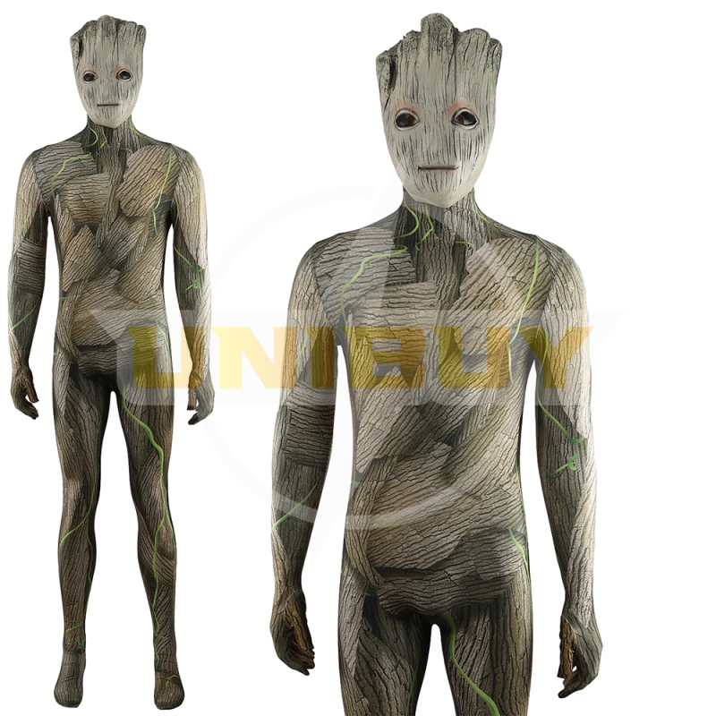 Guardians of the Galaxy Groot Bodysuit Cosplay Costume For Kids Adult Unibuy