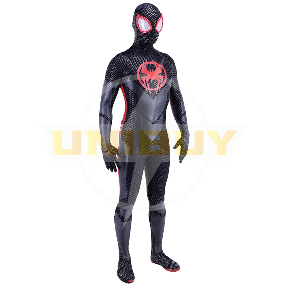 Spider-Man Across the Spider-Verse Miles Morales Suit Costume Cosplay Bodysuit For Men Kids Unibuy
