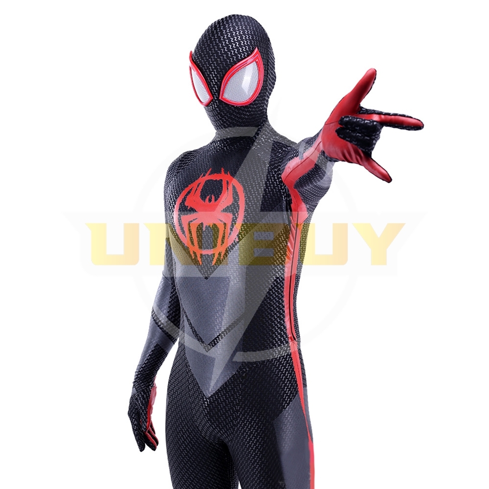 Spider-Man Across the Spider-Verse Miles Morales Suit Costume Cosplay Bodysuit For Men Kids Unibuy