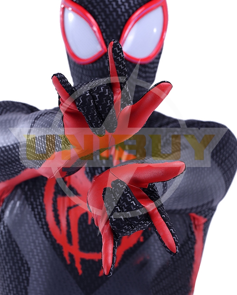 Spider-Man Across the Spider-Verse Miles Morales Suit Costume Cosplay Bodysuit For Men Kids Unibuy