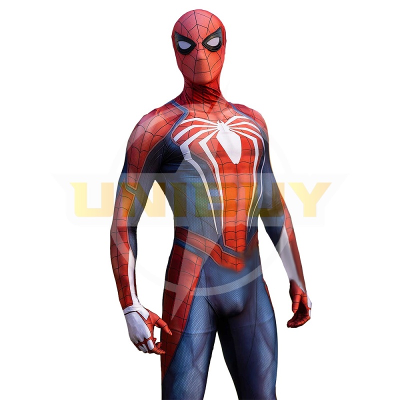Spider Man PS4 Costume Cosplay Suit Bodysuit Peter Parker For Men Kids Unibuy