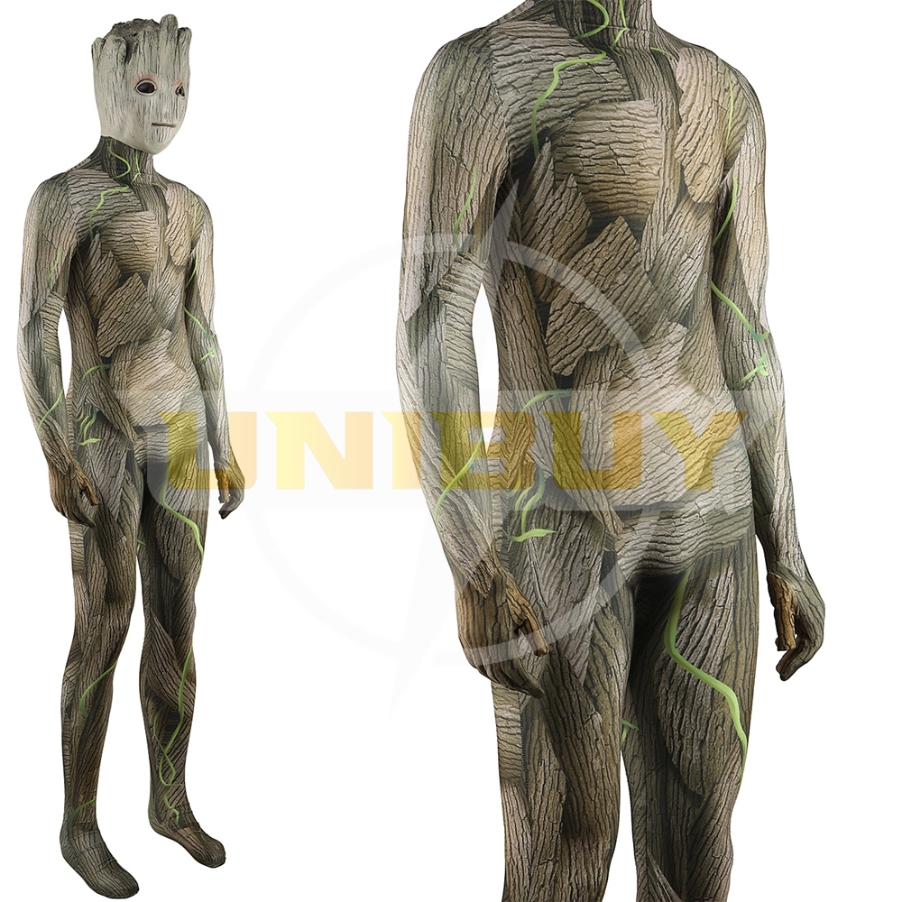 Guardians of the Galaxy Groot Bodysuit Cosplay Costume For Kids Adult Unibuy