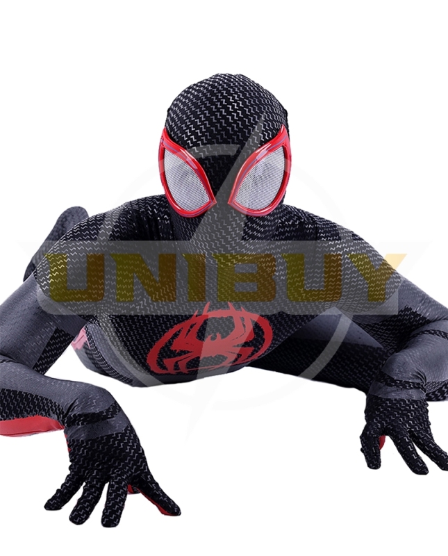 Spider-Man Across the Spider-Verse Miles Morales Suit Costume Cosplay Bodysuit For Men Kids Unibuy